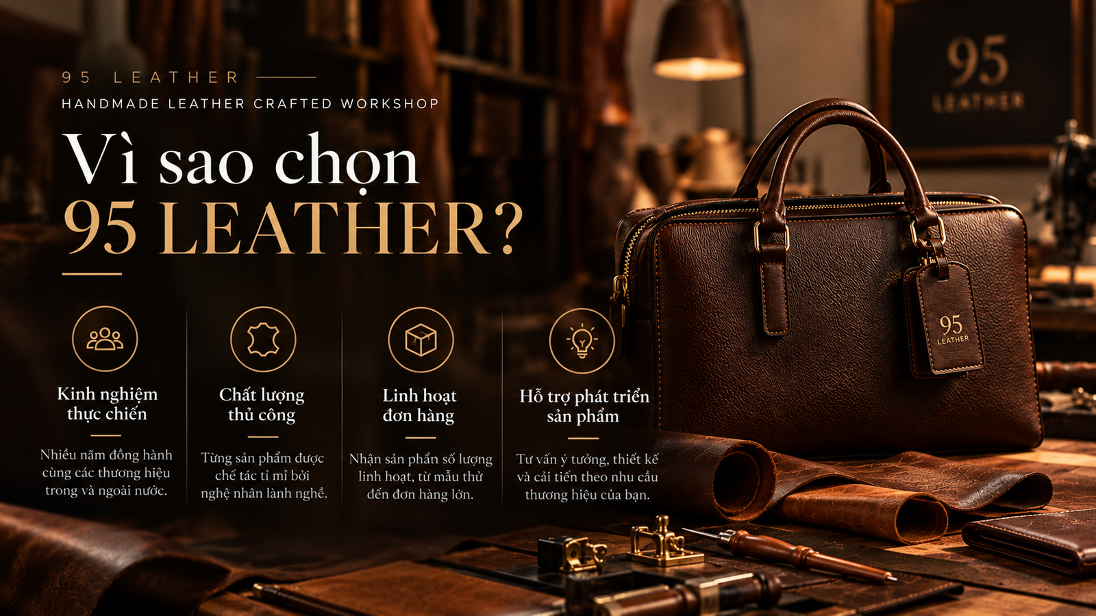 Vì sao chọn 95 LEATHER